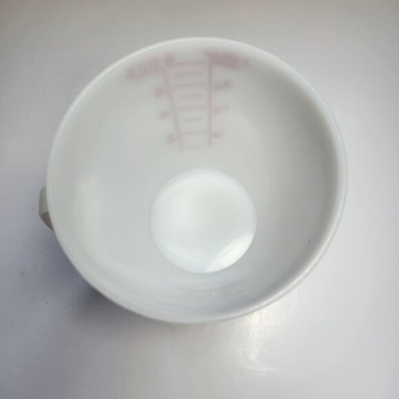 Tupperware Wet/Dry Double Measuring Cup 8 oz. Hourglass 2-Sided Plastic Vintage - Picture 5 of 6